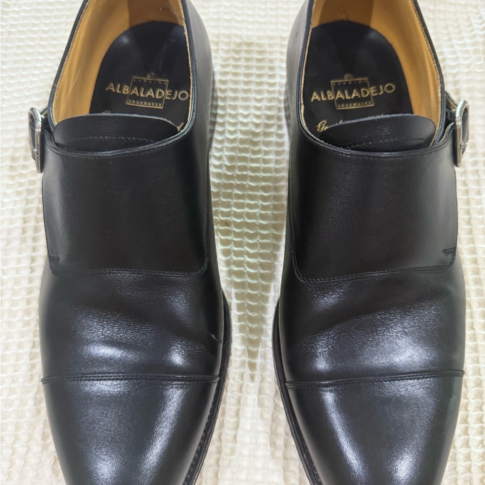 Albaladejo Black Leather Dress Shoes